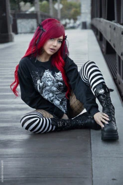 Alice Down The Rabbit Hole Sweatshirt -Vampirefreaks Sale Store gothic whimsical clothing 659d6db5 8651 4a26 8c31 808564a8f979