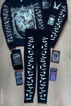 Vampire Bat Leggings [White Bats] -Vampirefreaks Sale Store gothic womens clothing 996cc826 0fc2 4ebc a947 28b9bccbe1dc