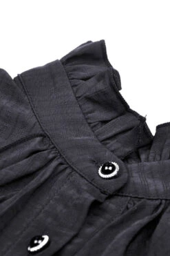 Mourning Hour Puffed Shoulder Top [Black] -Vampirefreaks Sale Store gothic womens clothing dfd6c958 404c 4d08 a31f f5612248ccb0