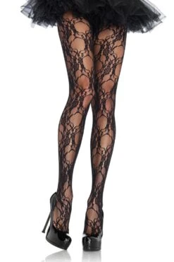 LEG AVENUE Grave Lace Stockings -Vampirefreaks Sale Store grave lace stockings socks stockings 420515