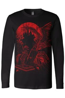 Grave Robber T-shirt [BLOOD RED] -Vampirefreaks Sale Store grave robber t shirt blood red graphic t shirt 634682