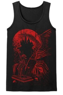 Grave Robber T-shirt [BLOOD RED] -Vampirefreaks Sale Store grave robber t shirt blood red graphic t shirt 743351