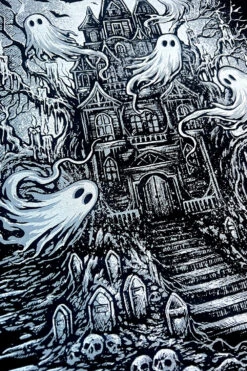 Haunted Treehouse T-shirt -Vampirefreaks Sale Store graveyard clothes ff9aac7b ee28 469c 8c53 9fdf28b2caff