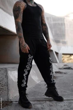 Graveyard Shift Gear Joggers -Vampirefreaks Sale Store graveyard shift gear joggers mens pants 189487