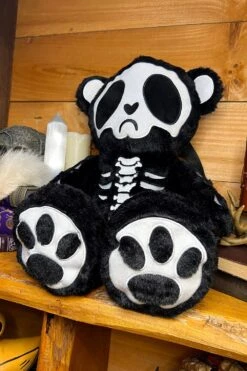 Grumpy Bones Bear Plush Backpack -Vampirefreaks Sale Store grumpy bones bear plush backpack bags wallets 754925