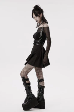 Silver Spine Harness -Vampirefreaks Sale Store grunge belt