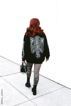 Dead Inside Skeleton Hoodie -Vampirefreaks Sale Store grunge clothes 103ec630 36ae 4a5e 91a7 11e75486f5f7