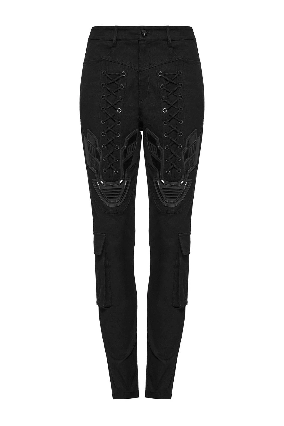 Black Armor Lace-Up Skinny Jeans 7 Black Armor Lace-Up Skinny Jeans - Image 7