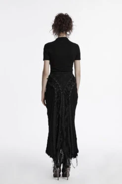 Siren's Wail Distressed Lace-Up Skirt 13 Siren's Wail Distressed Lace-Up Skirt -Vampirefreaks Sale Store grunge clothing e3dac9dc e009 4107 9370 4075a40d2ff7