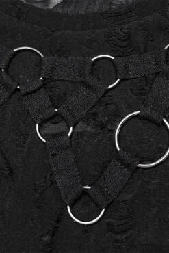 Vampyre Huntress Distressed Tank Top -Vampirefreaks Sale Store grunge crop top