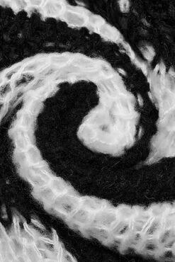 Grunge Gloom Striped Sweater [BLACK/WHITE] -Vampirefreaks Sale Store grunge gloom striped sweater blackwhite womens tops 622906