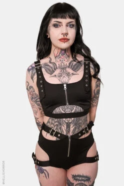 Witching Hour Bikini Top -Vampirefreaks Sale Store grunge goth swimsuit
