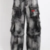 Tripp NYC Zip Lock Storm Wash Pants [Black Denim] -Vampirefreaks Sale Store grunge pants 32c264a6 482b 43c8 aa01 bb9fcec185c8