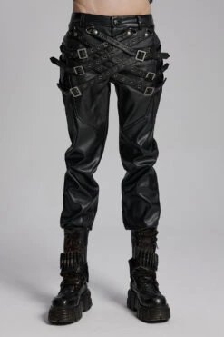 Deadlands Hardware Vegan Leather Pants