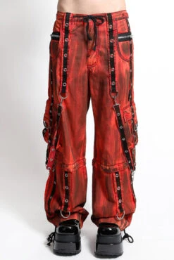 Tripp NYC Eye To Eye Pants [Pink Ink Wash] -Vampirefreaks Sale Store grunge pants d8650012 aa89 4883 bb3e dc1d58da3d33