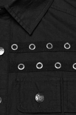 Grave Order Button Up Shirt -Vampirefreaks Sale Store grunge short sleeve shirt