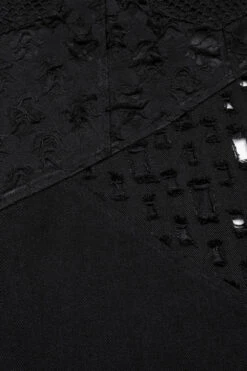 Dark Prophecy Leg Slit Skirt [Turns Into A Mini Skirt] -Vampirefreaks Sale Store grunge skirts