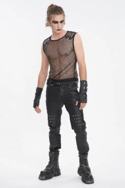 Gunner Apocalyptic Punk Tank Top -Vampirefreaks Sale Store gunner apocalyptic punk tank top mens tops 230089