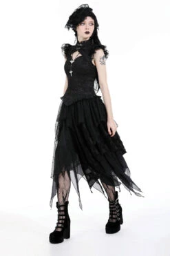 Gypsy Witch Tattered Patchwork Skirt -Vampirefreaks Sale Store gypsy witch tattered skirt skirts 360747