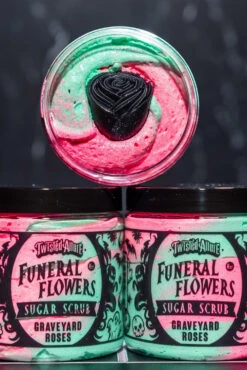 Funeral Flowers Sugar Scrub -Vampirefreaks Sale Store halloween bath products