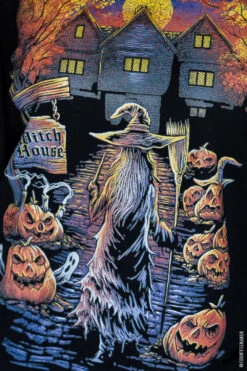 Salem Witch House T-shirt -Vampirefreaks Sale Store halloween clothing