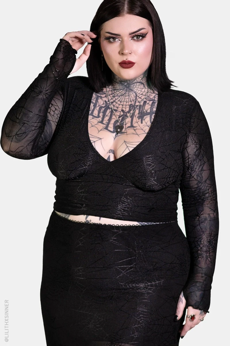 Spinnerette V-Neck Top 1 Spinnerette V-Neck Top