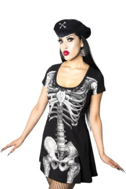 Skeleton White Flare Dress -Vampirefreaks Sale Store halloween dress