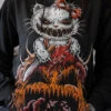 Hell-O-Ween Kitty Hoodie -Vampirefreaks Sale Store halloween hoodie