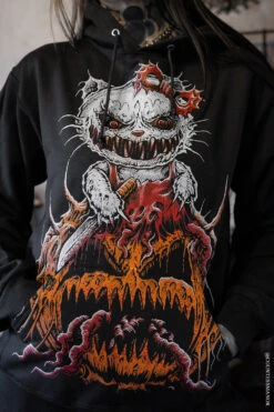 Hell-O-Ween Kitty Hoodie
