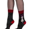 Elvira Mistress Of The Dark Crew Socks -Vampirefreaks Sale Store halloween novelty socks