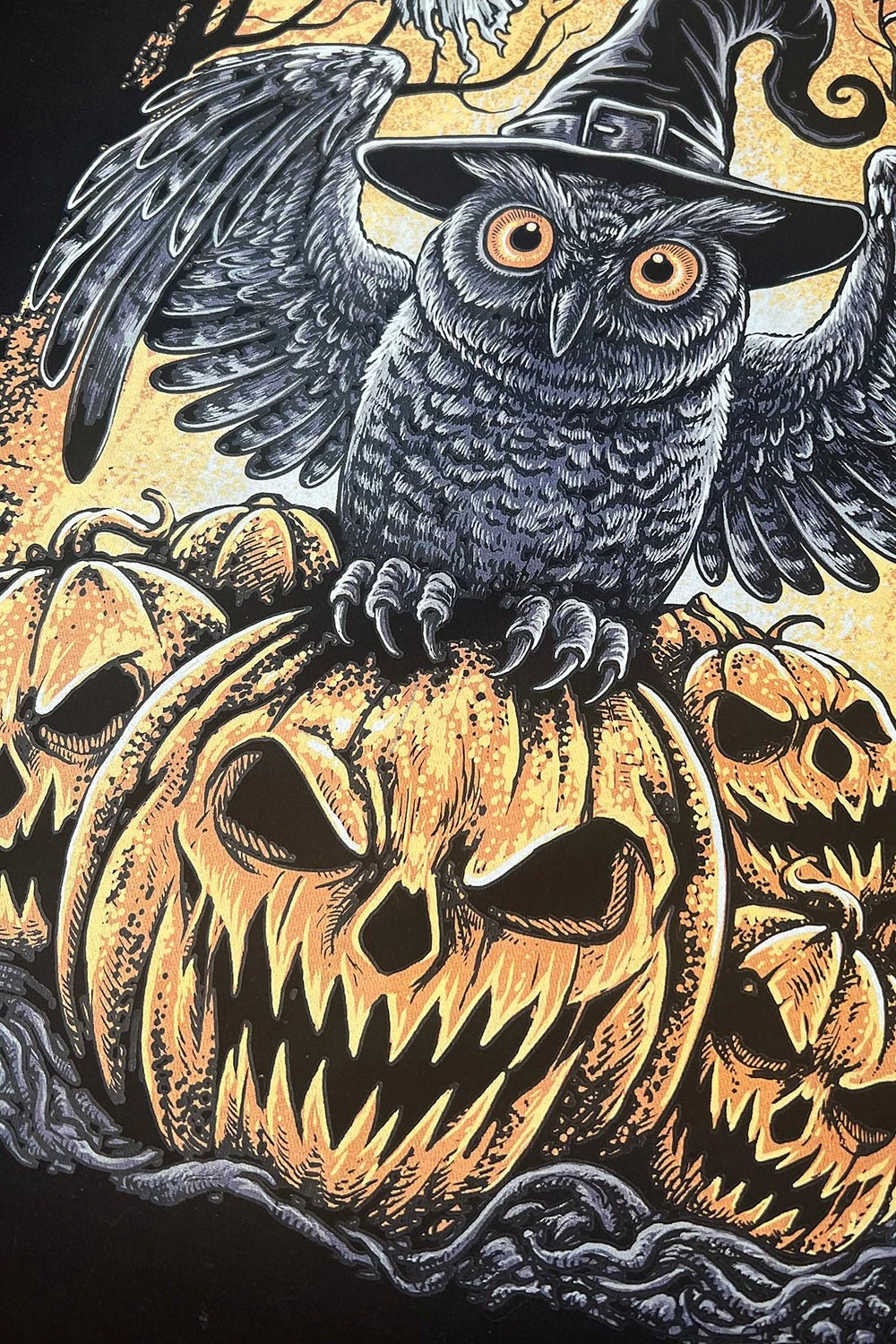 Halloween Owl Hoodie 3 Halloween Owl Hoodie - Image 3