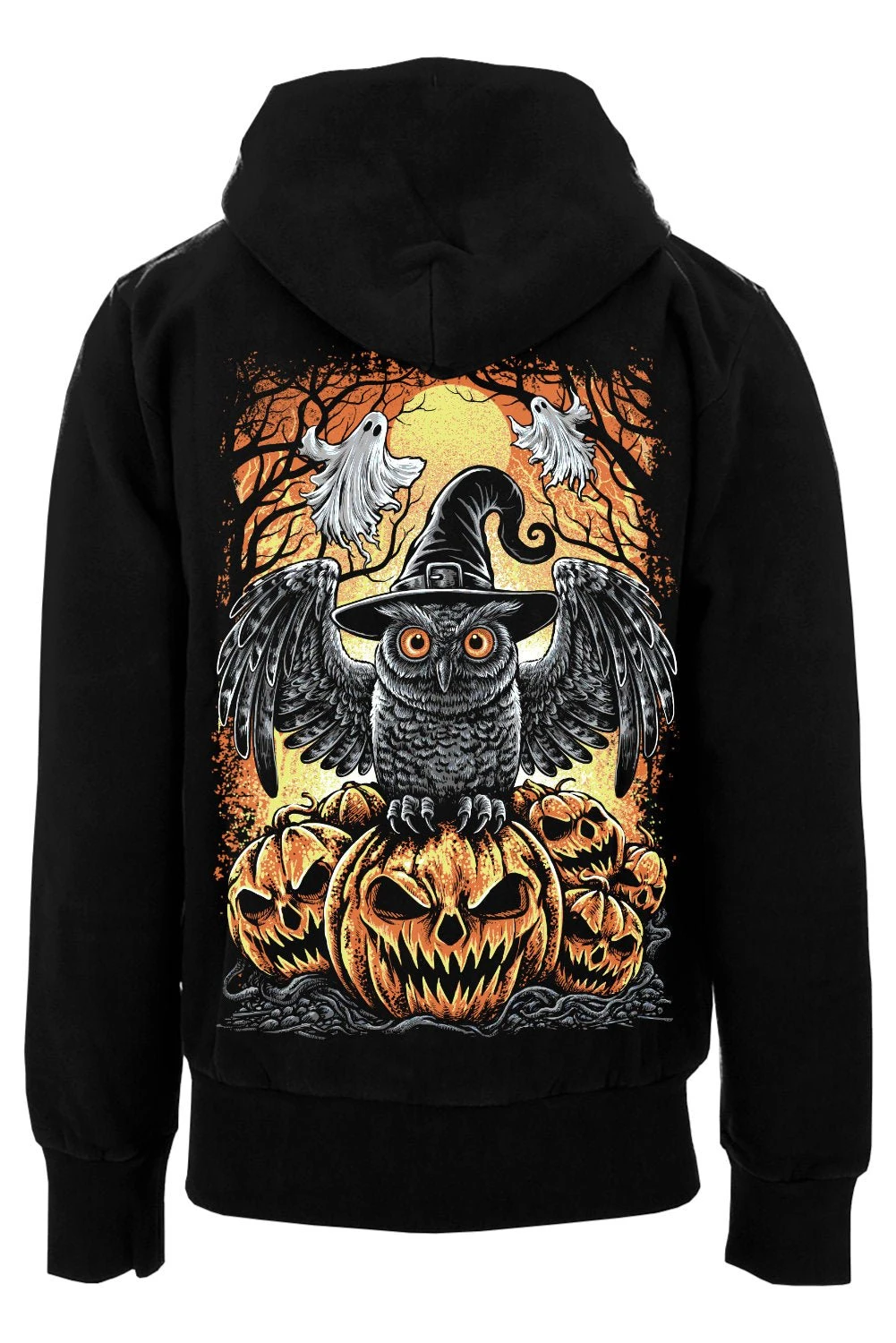 Halloween Owl Hoodie 4 Halloween Owl Hoodie - Image 4