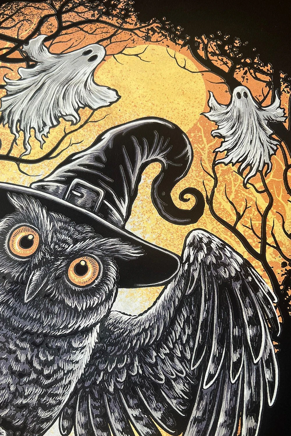 Halloween Owl Hoodie 2 Halloween Owl Hoodie - Image 2