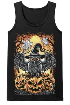 Halloween Owl T-shirt -Vampirefreaks Sale Store halloween owl t shirt graphic t shirt 222257