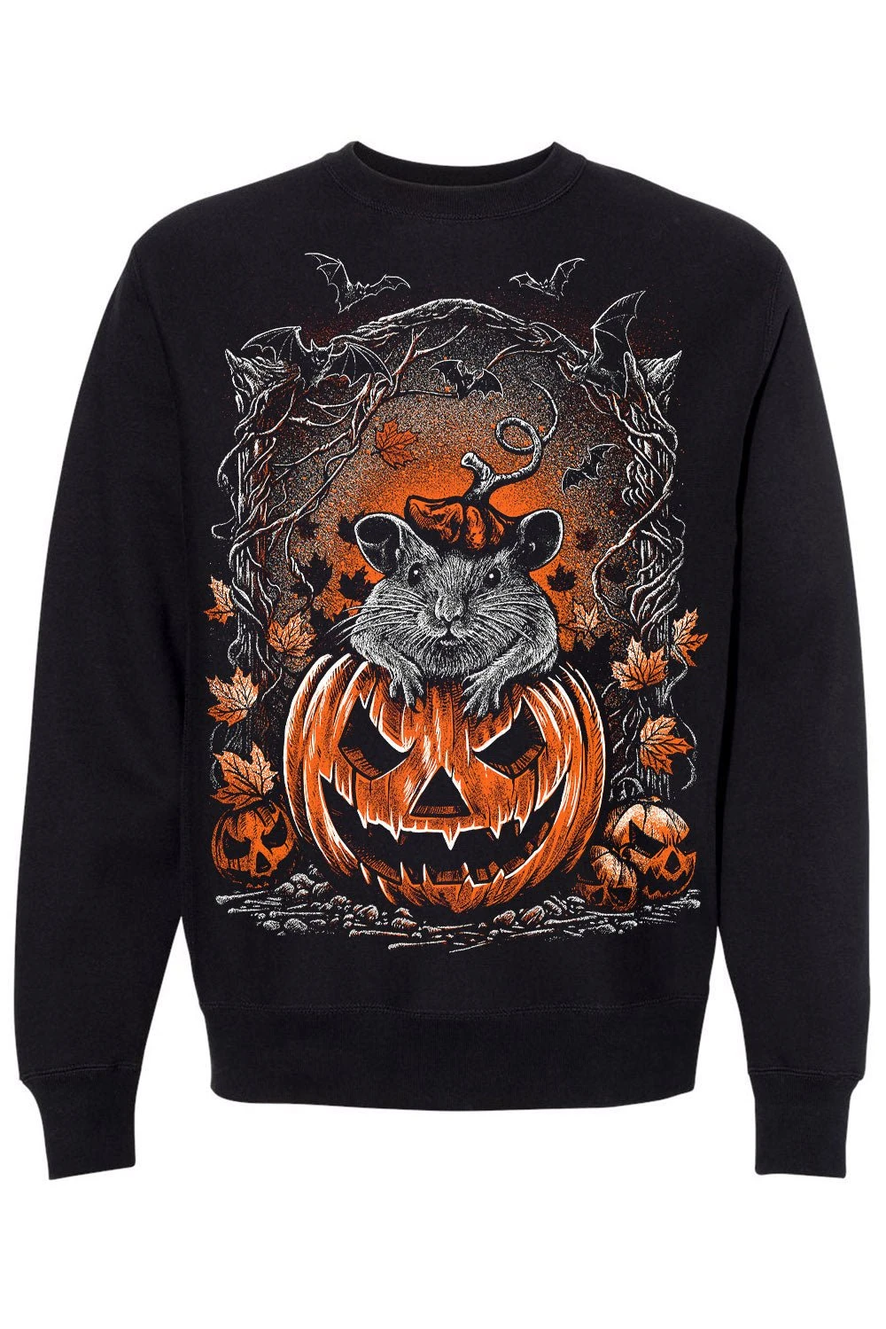 Halloween Rat Sweatshirt 3 Halloween Rat Sweatshirt - Image 3