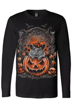 Halloween Rat T-shirt -Vampirefreaks Sale Store halloween rat t shirt graphic t shirt 880588