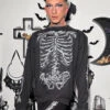 Dead Inside Skeleton Sweatshirt -Vampirefreaks Sale Store halloween set