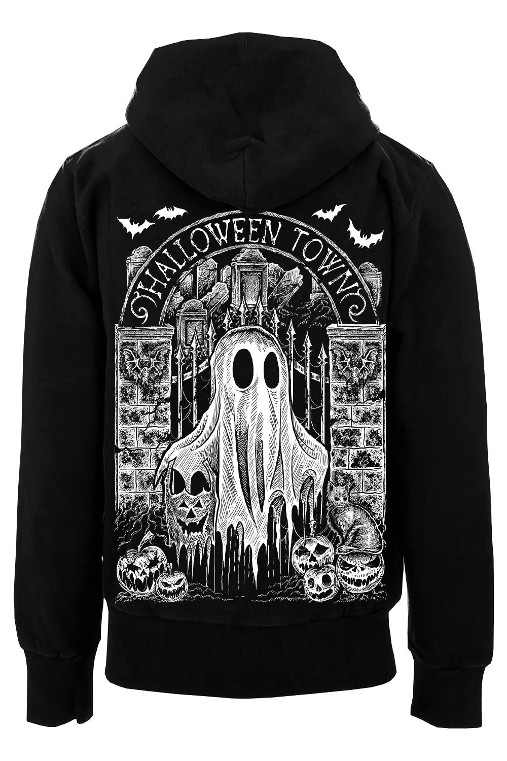 Halloween Town Ghostie Hoodie 4 Halloween Town Ghostie Hoodie - Image 4