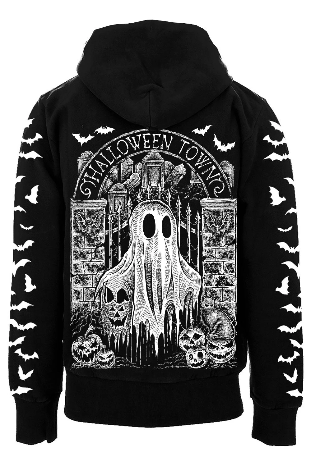 Halloween Town Ghostie Hoodie 3 Halloween Town Ghostie Hoodie - Image 3