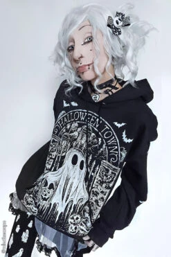 Halloween Town Ghostie Hoodie 23 Halloween Town Ghostie Hoodie -Vampirefreaks Sale Store halloween town ghostie hoodie mens outerwear 699371