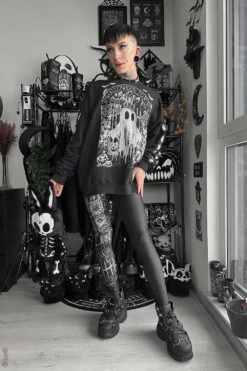 Halloween Town Ghostie Sweatshirt -Vampirefreaks Sale Store halloween town ghostie sweatshirt mens outerwear 370713