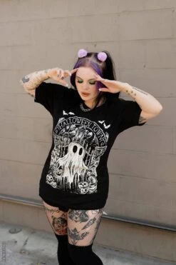 Halloween Town Ghostie T-shirt -Vampirefreaks Sale Store halloween town ghostie t shirt graphic t shirt 282271