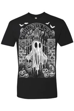 Halloween Town Ghostie T-shirt -Vampirefreaks Sale Store halloween town ghostie t shirt graphic t shirt 972078