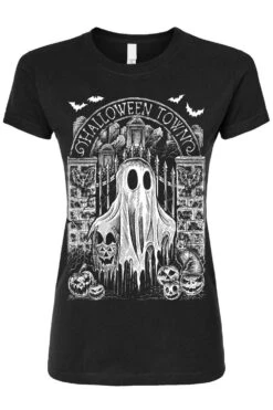 Halloween Town Ghostie T-shirt -Vampirefreaks Sale Store halloween town womens tshirt