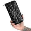 Spiderweb Wallet [Black/White] -Vampirefreaks Sale Store halloween wallet 01f6fa21 3f68 40b8 a89a 6907cc373fd5