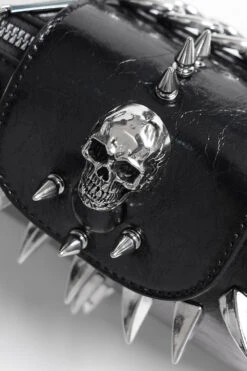 Catacombs Small Spiked Chain Bag -Vampirefreaks Sale Store hardcore mini punk mini bag