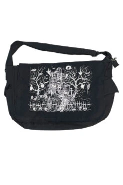 VampireFreaks Messenger Bag [Multiple Designs Available] -Vampirefreaks Sale Store haunted house messenger bag cab2aff0 2e89 4e79 a55e f5827c86a3e9