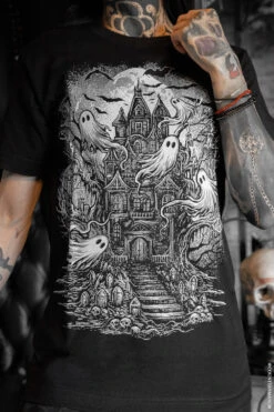 Haunted Treehouse T-shirt -Vampirefreaks Sale Store haunted house shirt 2c755d81 c2d4 4105 8329 adb5716bb9f6
