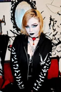 Haunted Mansion Hoodie [WHITE] -Vampirefreaks Sale Store haunted mansion hoodie white zipper or pullover mens outerwear 379568