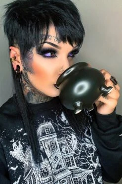 Haunted Mansion Sweatshirt [White] -Vampirefreaks Sale Store haunted mansion sweatshirt mens outerwear 496809